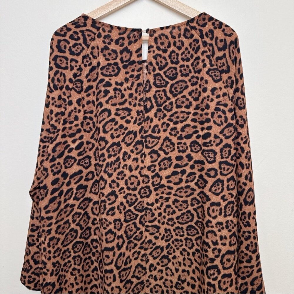 H&M Womens Xlagre Wide Sleeved Leopard Dress - Picture 9 of 11